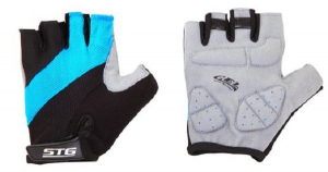 Перчатки STG детские летние быстросъемные, р-р M, с защитной гелевой прокладкой, застежка на липучке