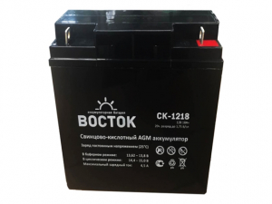 Аккумулятор для ИБП ВОСТОК СК 12V18 1218 181*77*167