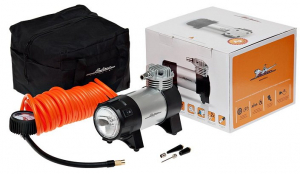 Компрессор металлический 35 л/мин в прикуриватель Airline Professional c фонарём 10АТМ