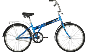 Велосипед Novatrack 24" складной, ножн. торм., синий