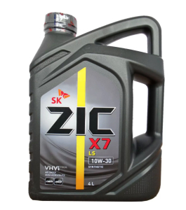 Моторное масло ZIC X7 LS SAE 10W30 4л SM/CF,C3 A3/B3,A3/B4
