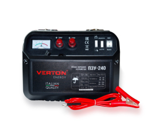 Пуско-зарядное устройство Verton Energy ПЗУ-240 (12/24, 40-800 Ач)