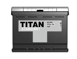 Аккумулятор TITAN STANDART 6СТ-62 оп