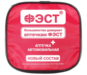 Аптечка автомобильная Дорожная для оказания первой помощи пострадавшим (мягкий футляр)