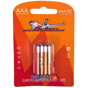 Батарейка АА AIRLINE LR6 комплект 2шт