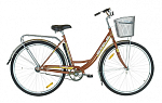 Велосипед Stels 28" Navigator 345 коричневый 20" + металл. корзина
