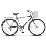 Велосипед Stels 28" Navigator Gent 300 серый 20" + металл. корзина