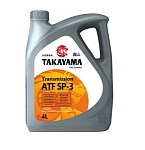 Масло трансмиссионное TAKAYAMA Transmission ATF SP-3 4л