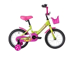 Велосипед Novatrack 14" Twist зелёный-розовый