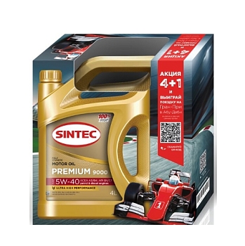 Моторное масло Sintec Premium 9000 SAE 5W30 ACEA А5/В5 1 л