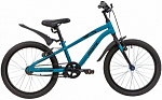 Велосипед Novatrack 20" Prime, алюм., тормоз v-brake, корот. крылья, синий
